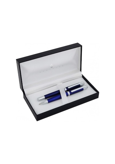Steelpen 800-2 Mavi Dolma Kalem+tükenmez Kalem Standart