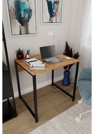 Selin Metal Ayaklı Çalışma Masası Atlantik Çam Suntalam, Siyah Metal Ayak, Modern Ofis & Ev Masası Atlantik Çam Selin Metal Ayaklı Çalışma Masası Atlantik Çam Suntalam, Siyah Metal Ayak, Modern Ofis & Ev Masası Atlantik Çam