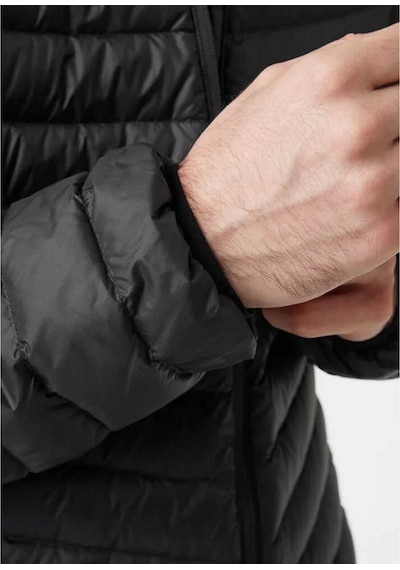Helly Hansen Verglas Hooded Insulator Erkek Kaz Tüyü Mont Siyah