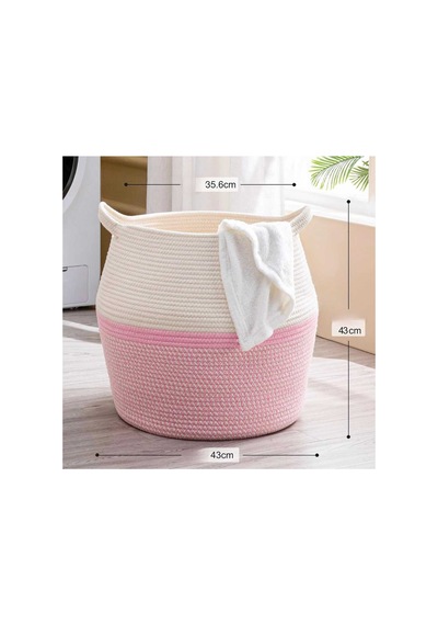 Hasır, Jüt Sepet, Banyo Sepeti, Havlu Sepeti, Kirli Sepeti, Oyuncak Sepeti, Düzenleyici, 40x35 Krem Pembe Krem Pembe Hasır, Jüt Sepet, Banyo Sepeti, Havlu Sepeti, Kirli Sepeti, Oyuncak Sepeti, Düzenleyici, 40x35 Krem Pembe Krem Pembe