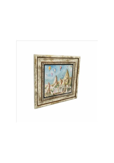 Kapadokya Baskılı Taş Tablo 25x25 733