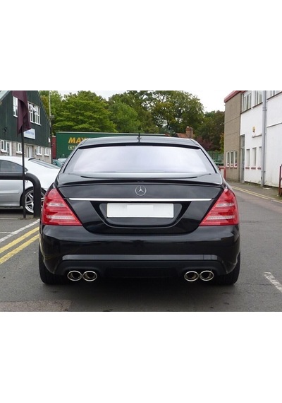 Mercedes W221 Uyumlu Yedek Parça Amg Spoiler Boyasız Plastik