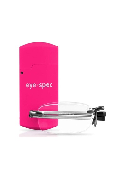 Eye Spec Katlanabilir Çerçevesiz Gözlük Ultra Hafif Ve Şık Tasarım +1.50 Aksesuar Setleri Pembe 189436747