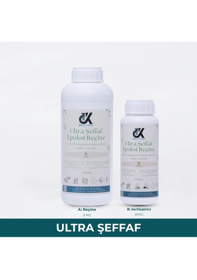Erkon Kimya Ultra Sert Şeffaf Hobby Epoksi 1,5 Kg