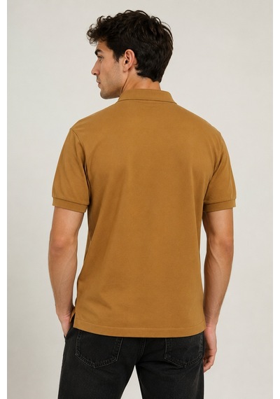 Lacoste Men's Classic Fit Polo T-shirt Erkek Polo Yaka Tişört Bej