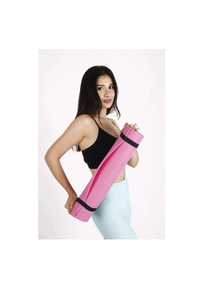 Pembe Pilates Ve Yoga Kamp Matı 7 Mm Pembe Pembe