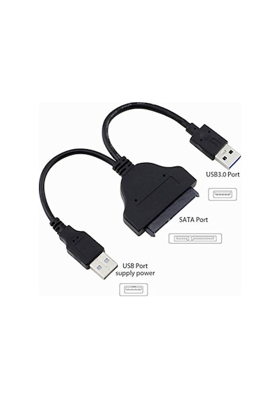 Usb 3.0 2.5" Sata SSD HDD Hard Disk Veri Aktarma Kablosu
