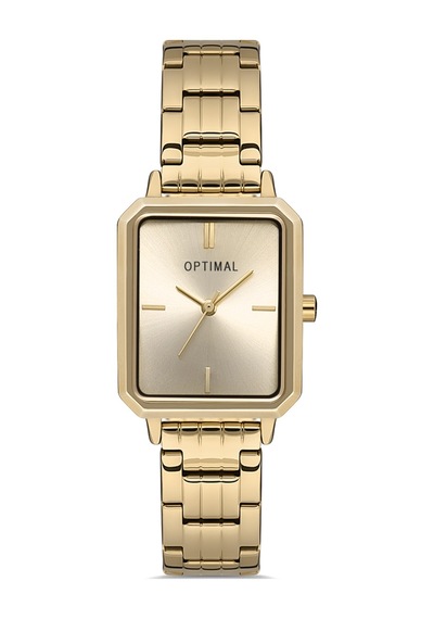 Optimal Opt.13601m.02 Unisex Kol Saati Altın - Siyah