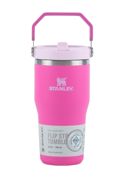 The Iceflow Flip Straw Pembe Termos 0,59 Lt Violet Blossom 1200185007088 Pembe