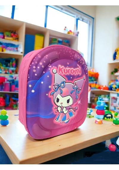Kromi 3d Kabartmalı Anaokulu Kreş Ve Günlük Kullanım Çantası