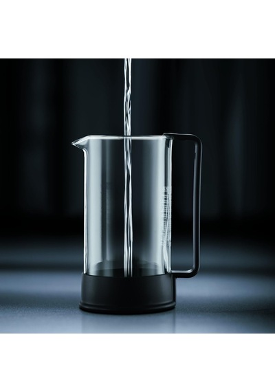 Brazıl Kahve Demleme Aparatı French Press Sistemi, Sabit Paslanmaz Çelik Filtre, 0,35 Litre Siyah Diğer