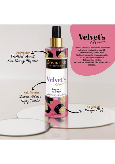 Vücut Spreyi Velvet's Dream 200 Ml