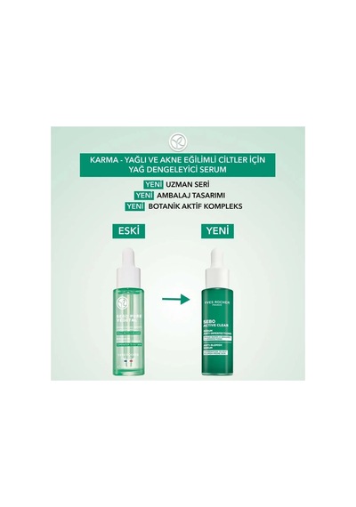 Süksinik Asit & Çinko İçerikli Sebum Dengeleyici Gözenek Sıkılaştırıcı Yüz Serumu - 30 Ml