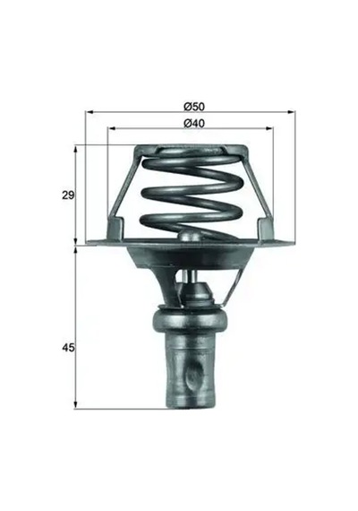 Renault Scenic Termostat 1.6 1997-1999 Mahle Tx6691d