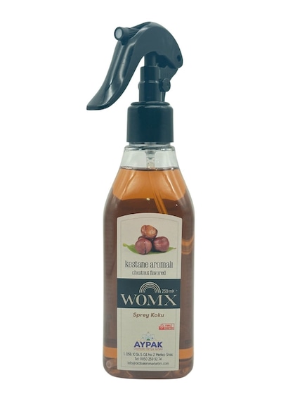 Kestane Aromalı Sprey Koku 250 Ml - Yoğun Esanslı Kalıcı Oda, Ortam Ve Oto Parfümü