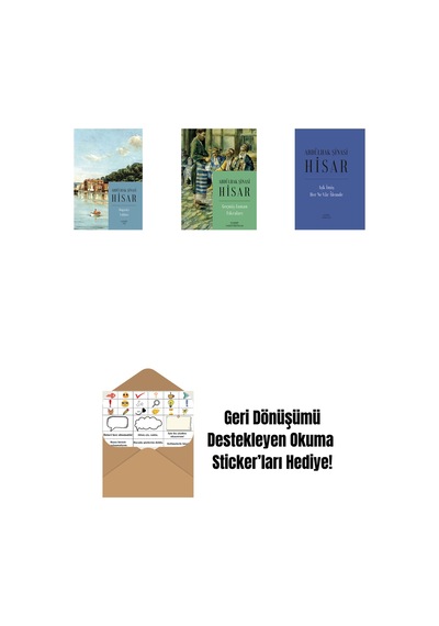 Boğaziçi Yalıları Kitap Boy + Geçmiş Zaman Fıkraları + Aşk İmiş Her Ne Vâr Âlemde Ciltli + Okuma Sticker'ları