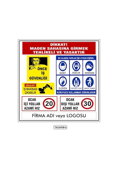 1X1 Mt Galvaniz Inşaat Ve Iş Yeri Panoları