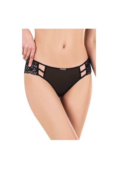X Lady Siyah Dantelli Kadın Külot 1648 001
