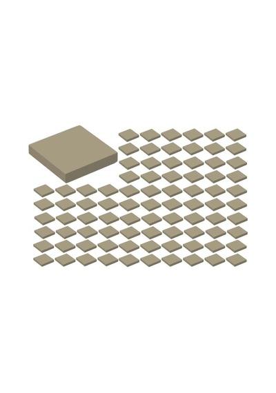Yedek Parçalar,100 Adet 2x2 Tile Düz Fayans Parçası, Koyu Krem Renk Dark Tan , 3068 Yedek Parçalar,100 Adet 2x2 Tile Düz Fayans Parçası, Koyu Krem Renk Dark Tan , 3068