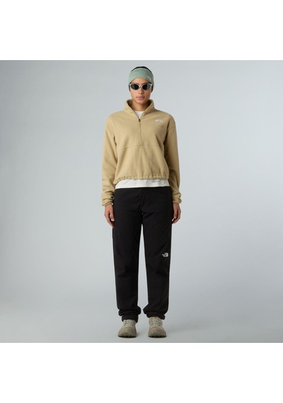 The North Face Kadın Glacier 1/2 Fermuarlı Kısa Polar Nf0a8d2clk51 Kahverengi
