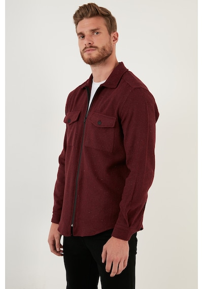 Buratti Erkek Gömlek Cf21W112925 Bordo