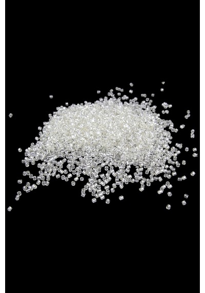 Gümüş 5x4 Mm Büyük Kesme Boncuk 50 Gr