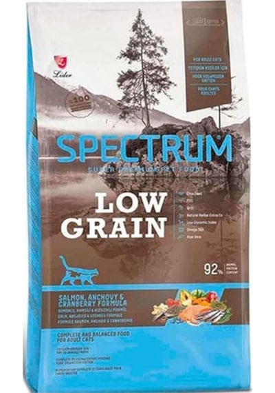 Spectrum Somonlu Hamsili ve Kızılcıklı Düşük Tahıllı Yetişkin Kedi Maması 12 KG