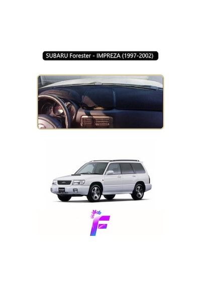 Subaru Forester / Impreza 1997-2002 Uyumlu Torpido Örtüsü Yansıma Önleyici Tam Koruma K42 Torpido Halısı