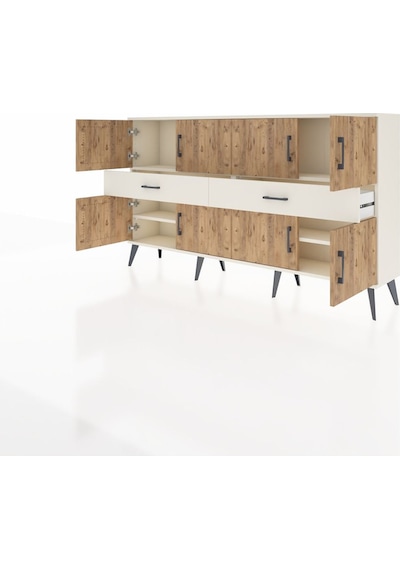 Arges Konsol 4 Raflı 2 Çekmeceli 8 Kapaklı 176x30x99 Aytaşı-çam/a Aytaşı-çam/aytaşı Arges Konsol 4 Raflı 2 Çekmeceli 8 Kapaklı 176x30x99 Aytaşı-çam/a Aytaşı-çam/aytaşı