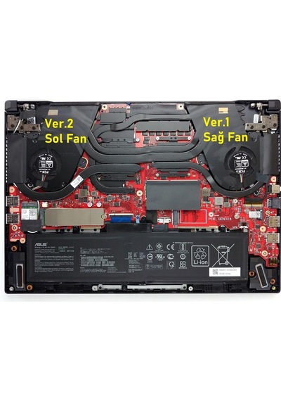 Asus Fx516p Notebook Fan / Ver.2 Sol Fan 12v 1 Adet