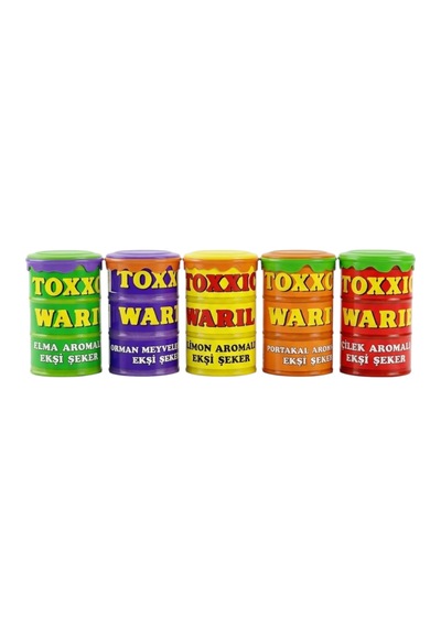 Funzı Toxxıc Warıl Meyve Aromalı Ekşi Şeker 30 Gr 5'li
