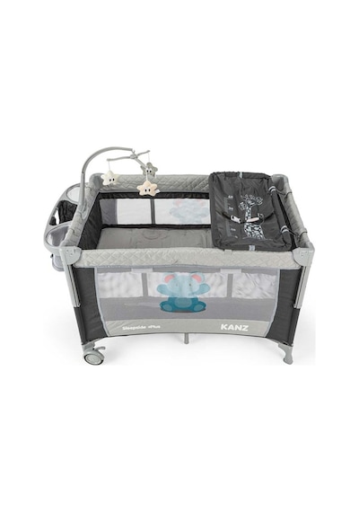 Kanz SleepSide +Plus Park Yatak Siyah
