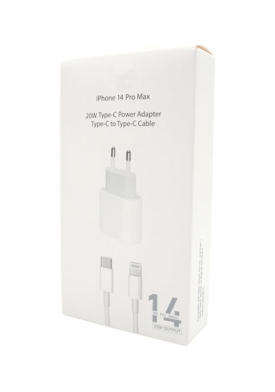 İphone 14 Pro Max Uyumlu 20w Type-c Güç Adaptörü Ve Type-c To Type-c Kablo