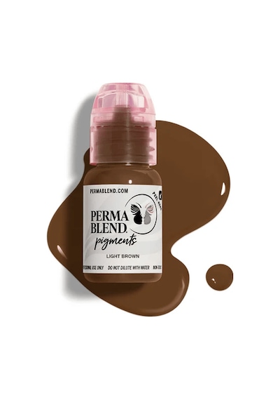 Perma Blend Light Brown Kalıcı Makyaj Kaş Pigmenti 15ml Diğer