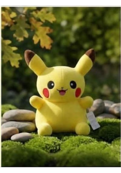 Pòkemon Pikachu Peluş Sevimli Oyuncak Büyük Boy 35 Cm Sarı