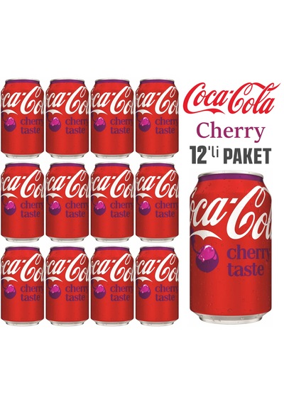 Coca Cola Cherry 330ml 12'li Paket