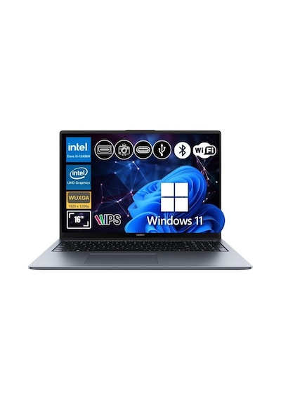 Huawei MateBook D16 2024 (MCLF-W5651-ATL12) i5-12450H 16 GB 256 GB SSD 15.6" W11P Dizüstü Bilgisayar