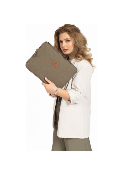13 Ve 14 İnc Laptop Ve Apple Uyumlu MacBook Kılıf Kanvas Kumaş Kılıf