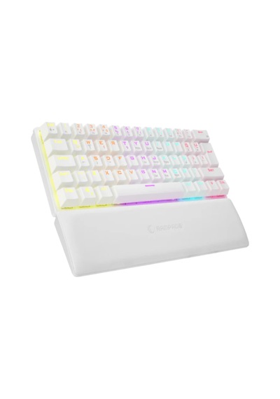 Rampage Ally K11 Beyaz Rainbow Q Bilek Destekl Red Switch Gaming Oyuncu Klavye