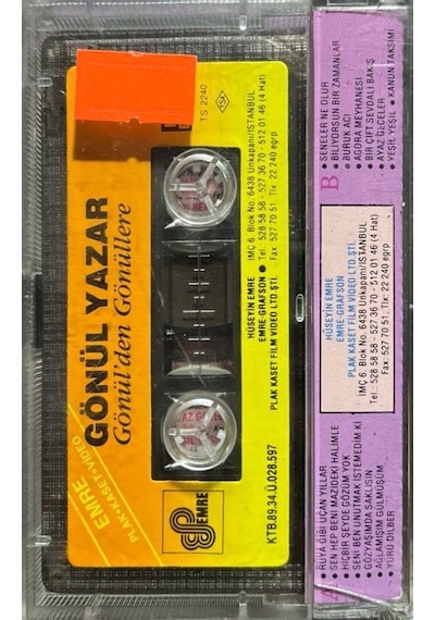 Plak Değildir Kaset Tir Kaset Gönül Yazar Gönül'den Gönüllere K