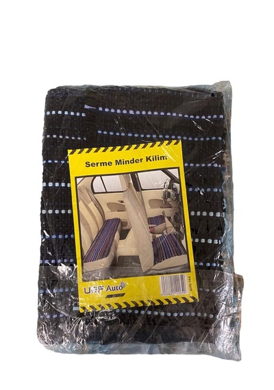 Oto Koltuk Serme Kilim 3 Lü Takım Siyah