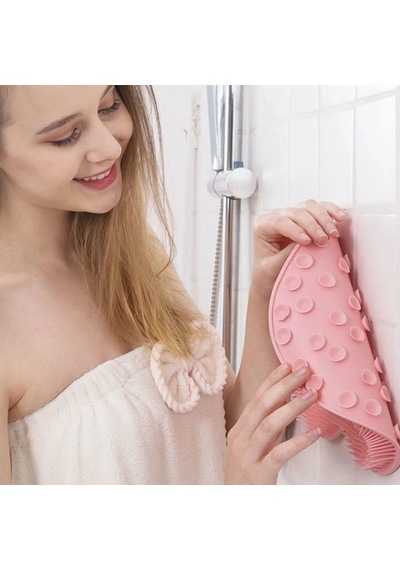 Buffer Çok Amaçlı Esnek Yumuşak Banyo El Ayak Vücut Plastik Duş Matı Plastik Banyo Matı Belirtilmemis