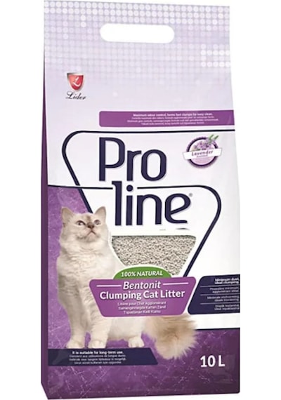 Lavanta Kokulu Topaklanan Bentonit Kedi Kumu 10 Lt