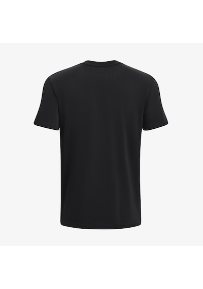 Under Armour Logo Emb Heavyweight Ss Erkek Siyah T-shirt Düz 1373997 Siyah