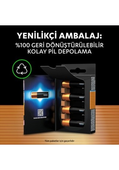 Alkalin Aa Pil 1.5v, 6'lı Paket, Uzun Süreli Enerji Sağlar