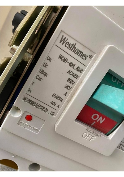 Westhomes 400A 8Kv 50/60Hz Kaçak Akım Korumalı Şalter Wcm1-400L/3