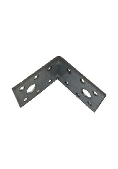 Cateksss Mobilya Dolap Köşe Bağlantı Sabitleme L Demir Gönye No:10 35x2x50x50 Mm - 5 Li Paket Gri
