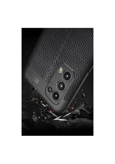 Oppo Reno 5 Kılıf Auto Focus Kapak - Lacivert Düz Renkli