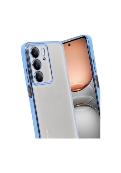 Newface Realme C75 4g Kılıf Razer Lensli Silikon - Açık Mavi