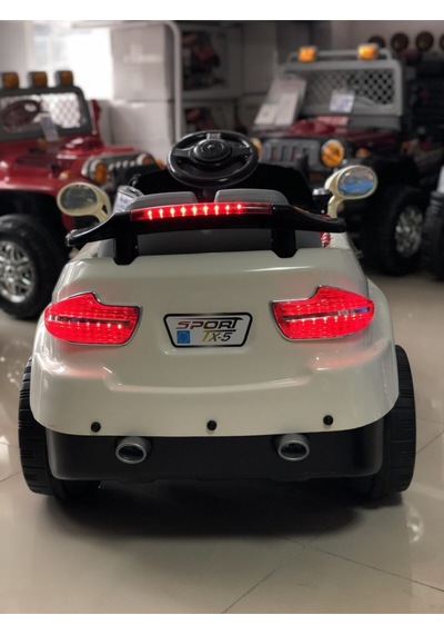 Aliş Toys Aliş Tx5 Sport 605k 12 Volt Uzaktan Kumanda & Mp3 Çalar Akülü Araba Beyaz